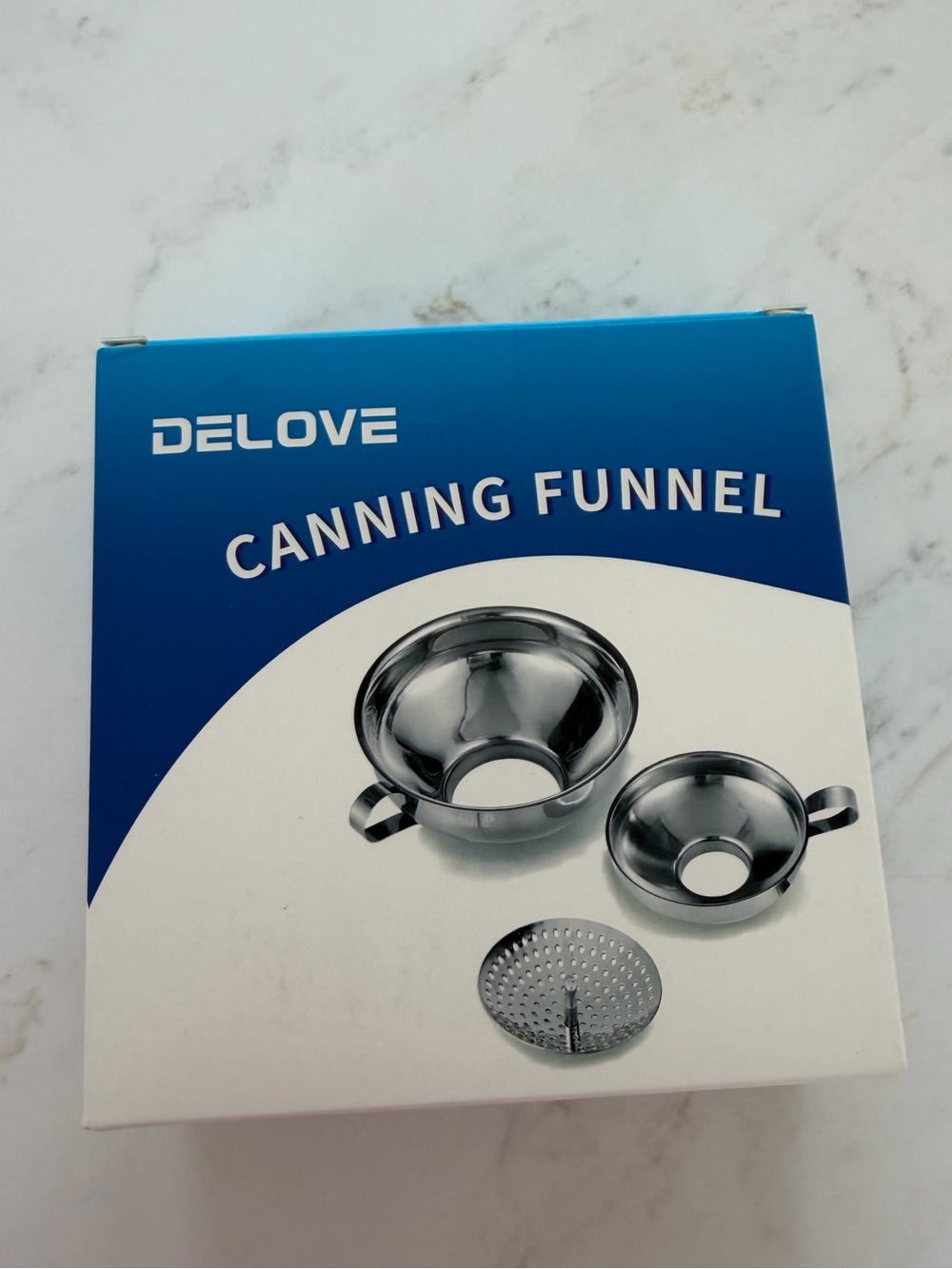 Devolve Stainless Steel Wide-Mouth Canning Funnel Set